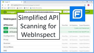 Simplified API Scanning for WebInspect [upl. by Dyrraj]