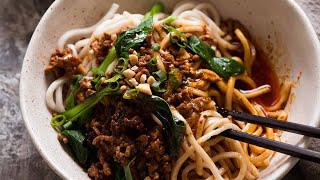 Dan Dan Noodles Spicy Sichuan Noodles [upl. by Orran]