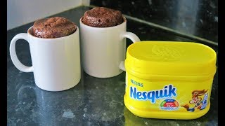 Recette 145  Nesquik Mug Cake [upl. by Lennod]