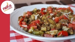 Közlenmiş Patlıcan Salatası Tarifi  Nefis Yemek Tarifleri [upl. by Paxon]