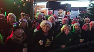 WHAT CHRISTMAS MEANS TO ME Rock Choir at Birkdale Lights Switch On 1st December 2024 [upl. by Flavius]