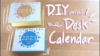 DIY Desk Calendar  3 methods  Printable Pattern 2025 updated [upl. by Mamoun580]