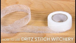 How to Use Dritz Stitch Witchery [upl. by Anidan]