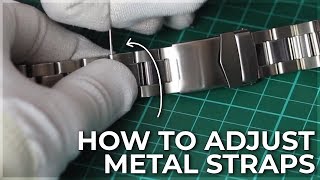 How to adjust Metal Watch Straps [upl. by Sheela]