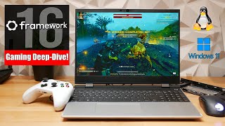 Framework 16 Gaming Performance Windows amp Linux [upl. by Dnomse]