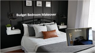 DIY Bedroom Makeover 250 Budget [upl. by Clayborne543]