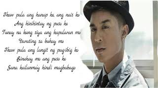 Kris Lawrence – Ikaw Pala Lyrics [upl. by Ayel]