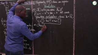 Cours  Terminale L  Mathématiques  Etude de fonctions  M Mbow [upl. by Airoled126]