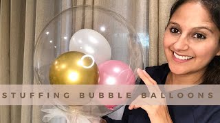 Stuffing Bubble Balloons DIY Deco Bubble Balloon [upl. by Marne98]