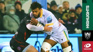 Highlights  Saracens v Northampton Saints [upl. by Shelagh]