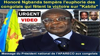 LIVE Honoré Ngbanda tempère l’euphorie des congolais qui fêtent la victoire sur “Kabila” [upl. by Jollanta595]