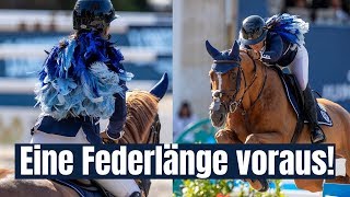 😱 Eine Federlänge vor Ludger Beerbaum  🕊 Danielle Goldstein amp Lizziemary  Global Jumping Berlin [upl. by Davine]