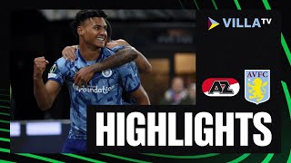 MATCH HIGHLIGHTS  AZ Alkmaar 14 Aston Villa [upl. by Nemhauser565]