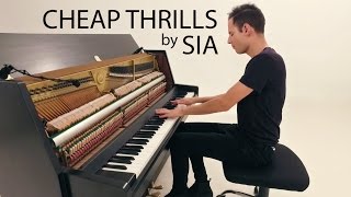 Sia  Cheap Thrills  Piano Cover  Peter Bence [upl. by Aisinoid]