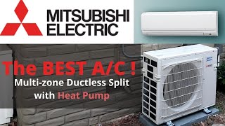 STAY COOL Best HVAC system  Multizone Split Air Conditioning Brand Mitsubishi Heat Pump System [upl. by Streetman]