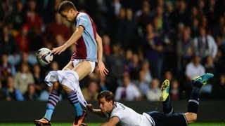 Vertonghen pulls down Aston Villa players shorts [upl. by Shelden]