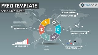 Around a topic  Prezi Template [upl. by Holli]