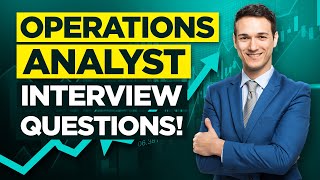 OPERATIONS ANALYST Interview Questions amp Answers [upl. by Itsym]