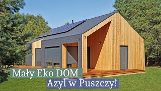 EKO DOM dla rodziny 95 m2 🏠 NOWOCZESNA STODOŁA 🌳 0 zł za gaz Jak zbudować tani dom parterowy [upl. by Eicaj]