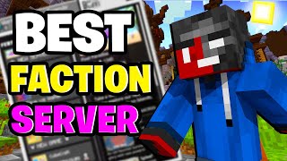 THE BEST FACTION SERVER Minecraft Bedrock Edition [upl. by Fawna]