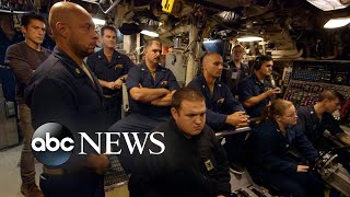 A rare look inside nuclear powered submarine USS Florida  Nightline [upl. by Paviour]