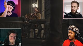 Gamers React to The Last Of Us 2 Ending Joel Scene [upl. by Suiremed]