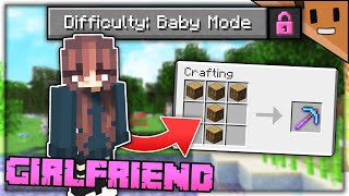 My GIRLFRIEND Beat Minecraft in quotBABY MODEquot Difficulty ex girlfriend now [upl. by Akcirred660]