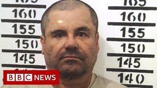 El Chapo Rare prison video emerges  BBC News [upl. by Annyrb]