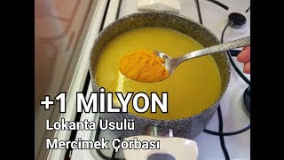 Lokanta Usulü Mercimek Çorbasıİşin Sırrı Küçük Bir AyrıntıdaAltın Sarısı Renginde Mercimek Çorbası [upl. by Hook465]