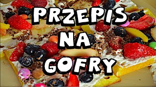 Przepis na gofry  Jak zrobić chrupiące gofry [upl. by Abe]