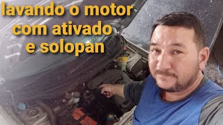 Como lavar o motor com ativado e solopan de forma correta [upl. by Janine658]