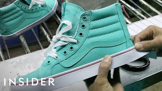 How Vans Makes Its Iconic Sneakers [upl. by Ecirahs]