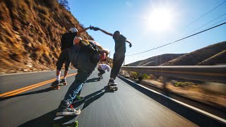 Longboarding Californias Craziest Roads  Vlog [upl. by Karp]