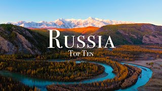 Top 10 Places To Visit In Russia  4K Travel Guide [upl. by Noizneb]