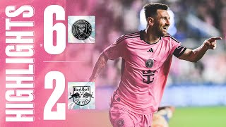 HIGHLIGHTS  Inter Miami 62 New York RB  Messi HISTORIC Performance 5 ASSISTS and ONE GOAL  MLS [upl. by Japeth]