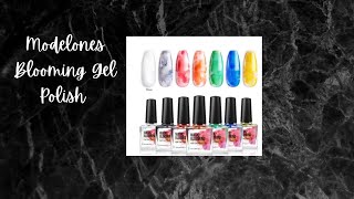 Modelones Blooming Gel Polish  How Does It Work 🤔 [upl. by Anihc]