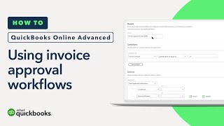 How to use invoice approval workflows  QuickBooks Online Advanced [upl. by Uranie]