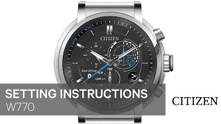 Citizen Watch Setting Instructions — W770 [upl. by Boesch]