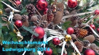 Weihnachtsmarkt Ludwigsburg 2014 [upl. by Esenwahs]