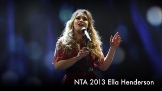 Ella Henderson performs Believe  2013 National Television Awards [upl. by Ange]