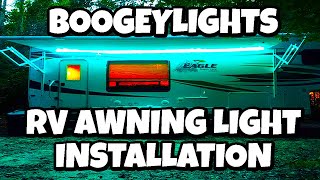 RV LED AWNING LIGHT INSTALLATION  STEP BY STEP GUIDE [upl. by Ibed17]