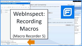 WebInspect Recording Macros in Macro Recorder 5 [upl. by Aihsar]