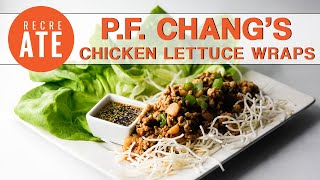 PF Changs Chicken Lettuce Wraps [upl. by Richy466]