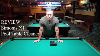 Review Simonis X1 Pool Table Cleaner [upl. by Wenoa]