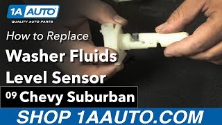 How to Replace Washer Fluid Level Sensor 0714 Chevy Suburban [upl. by Liebman]