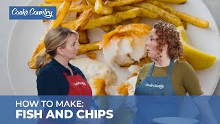 How to Make RestaurantQuality Fish and Chips [upl. by Kimmel]