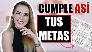 ¡CUMPLE YA TUS METAS CON ESTE MÉTODO ¡FUNCIONA [upl. by Sybyl]