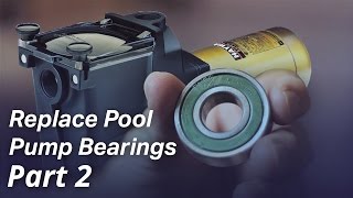 How To Replace the Bearings in a Pool Pump Motor  Part 2 [upl. by Ayahsal]