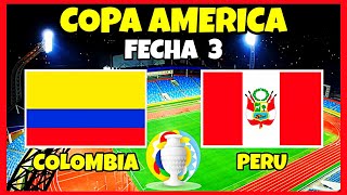 Colombia vs Peru EN VIVO Fecha 3 Copa America 2021 [upl. by Aidiruy]