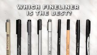 Which Fineliner is the Best  STATIONERY SHOWDOWN [upl. by Eanahc693]